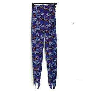 Floral stirrup pants